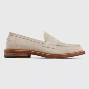New Express genuine suede light grey loafer Size 8 Man